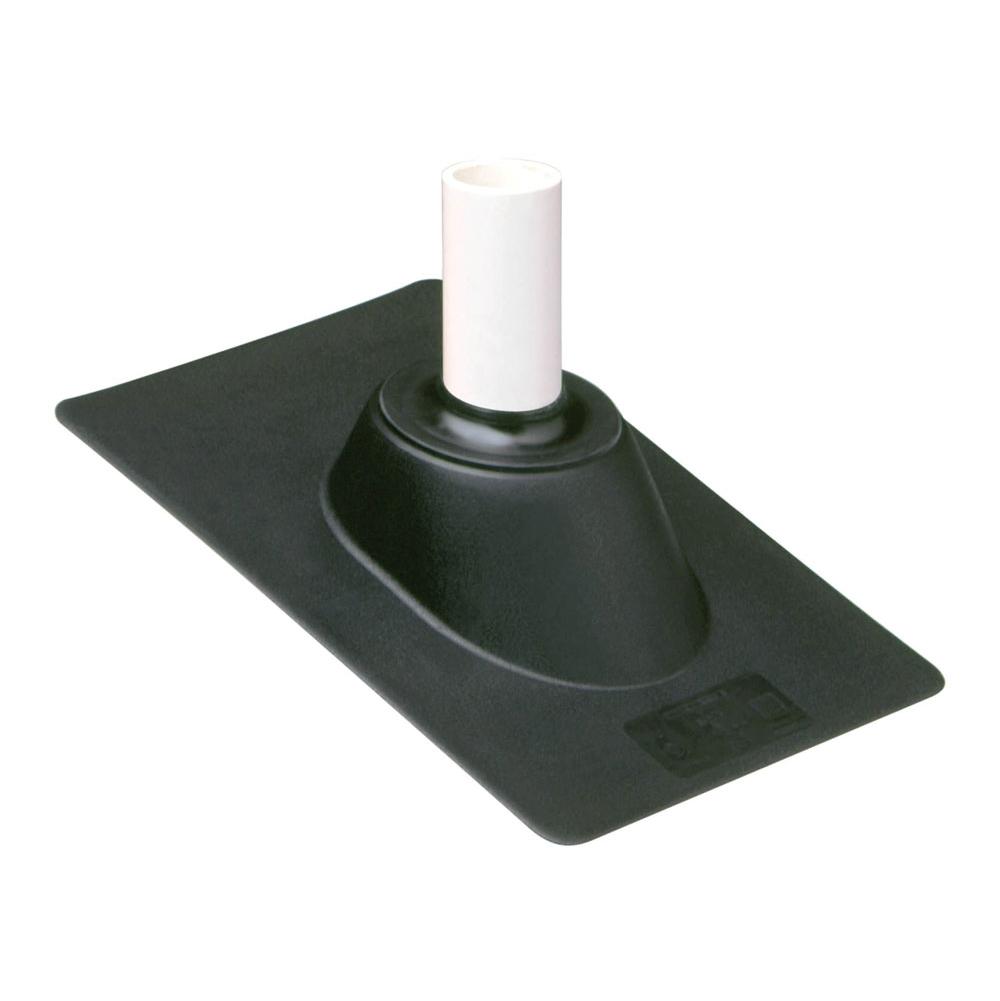 IPS Roofing Products Hard Plastic Base Roof Flashings for 4'' Vent Pipe